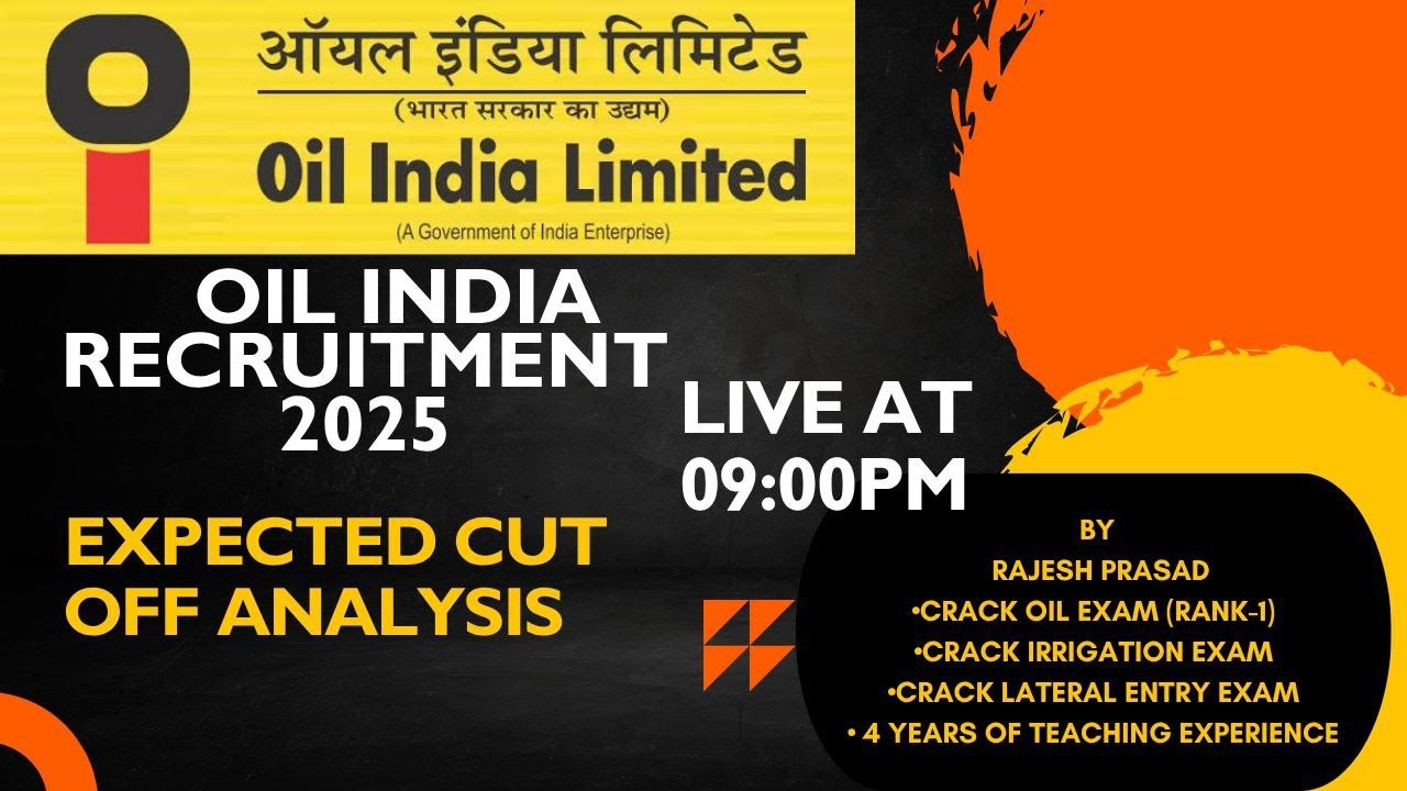 Cut off analysis||OIL Exam||Target OIL 2025||Crack je Exam