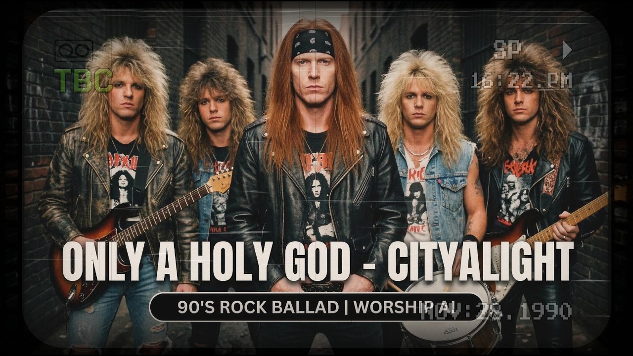 Only a Holy God  (CityAlight) - 90’s Rock Ballad | Worship AI