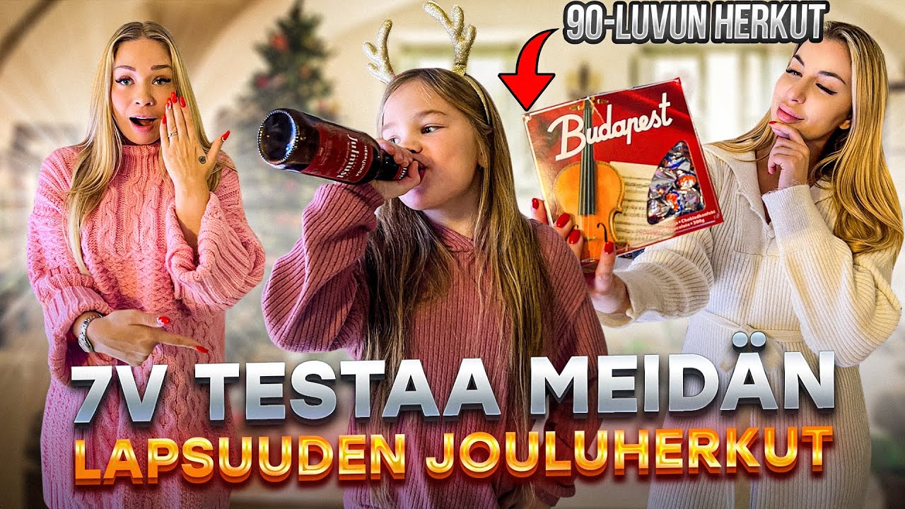 7V TESTAA MEIDÄN LAPSUUDEN HERKKUJA! Luukku 11