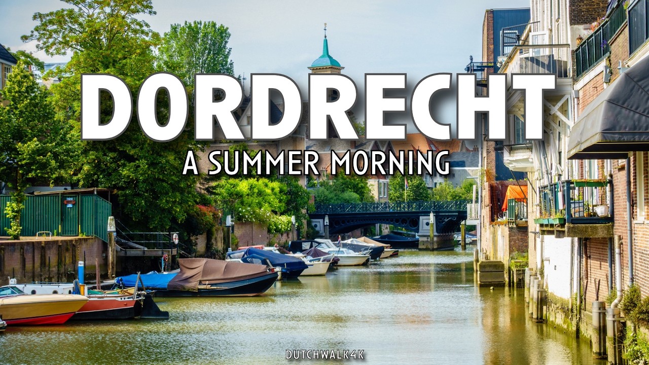 4K Walking Tour | Dordrecht The Netherlands 🇳🇱