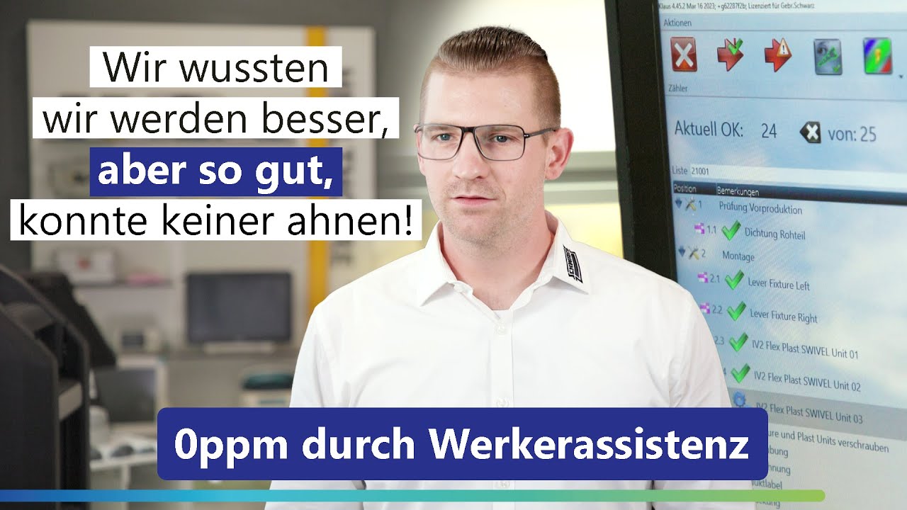 Gebr. Schwarz GmbH: 0 PPM durch automatische Qualitätskontrolle - Der Schlaue Klaus®