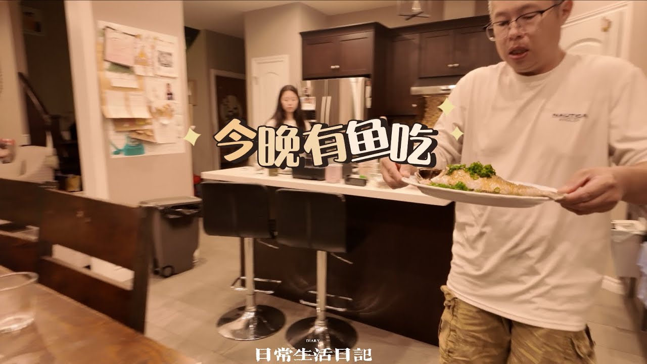 🇨🇦难以置信，胖子徒手捕了一条大青斑，我们有口福啦
