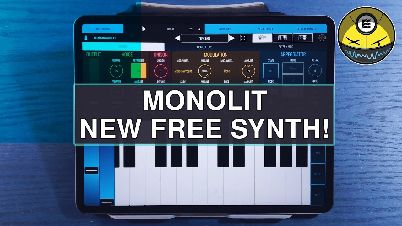 BLEASS Monolit - FREE Synthesizer for iPad and Desktop!