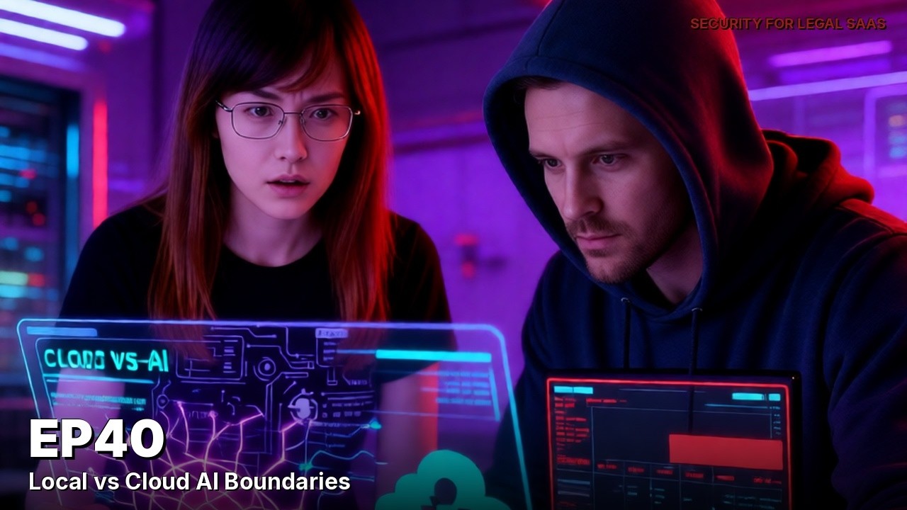 EP40 &mdash; Local vs. Cloud AI: Security Boundaries | Security for Legal SaaS