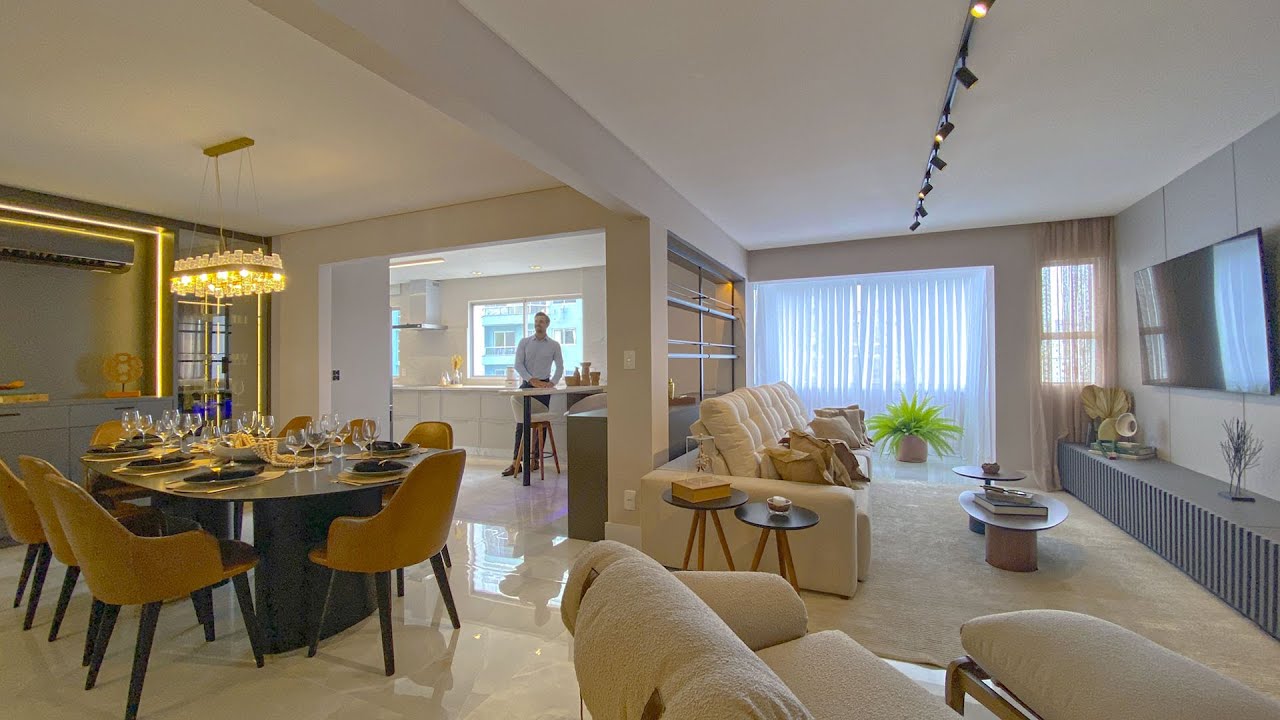 DESLUMBRANTE COBERTURA PRÓXIMO DO MAR EM BALNEÁRIO CAMBORIÚ - MUITO LUXO NA DECORAÇÃO