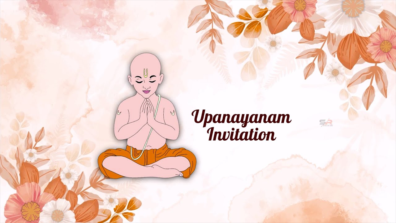 UPANAYANAM  INVITATION