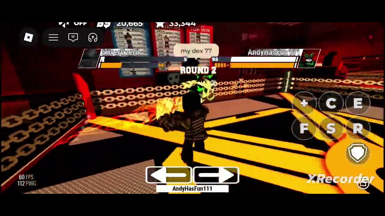 1v1ing AndyHasFun111 Roblox Boxing league