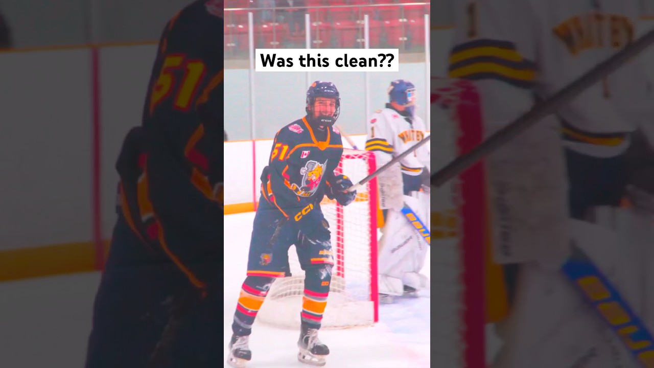 Clean or Dirty ??? 😂#hockey #omha #aaa #barrie #ontario