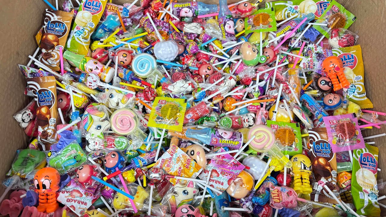 Unpacking So Many Kind And Delicious Of Lollipop, Bottle Lollipop, and More