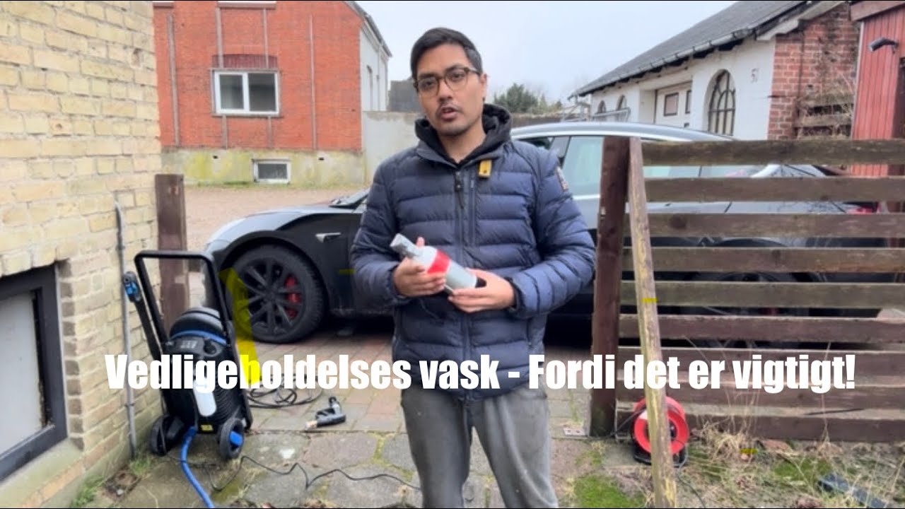 Bare en vedligeholdelsesvask… men se lige glansen!