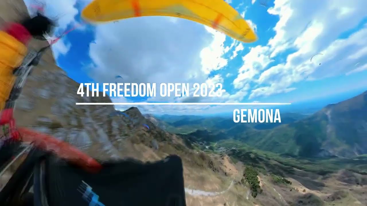 4th Freedom Open - Gemona gliding with Flow XCRacer2