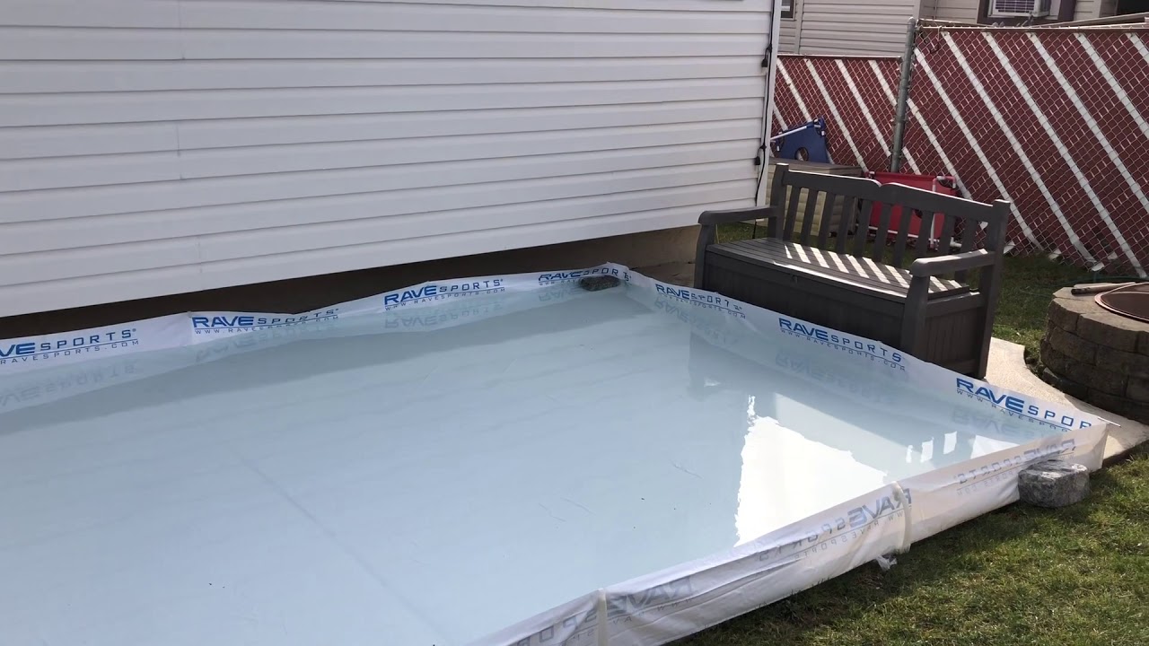 RAVE SPORTS Ez set 200. Backyard ice ink