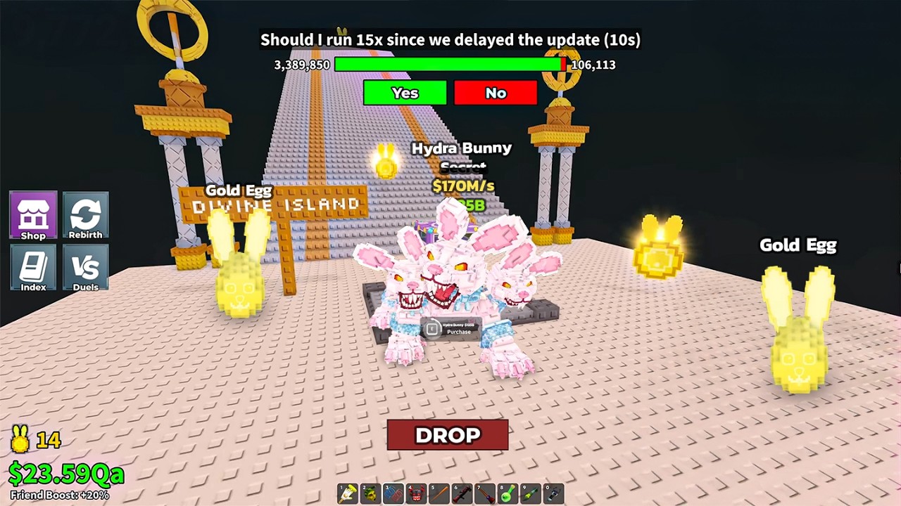 OMG😱Hydra Bunny Secret Brainrot! + New Island Map - Steal a Brainrot