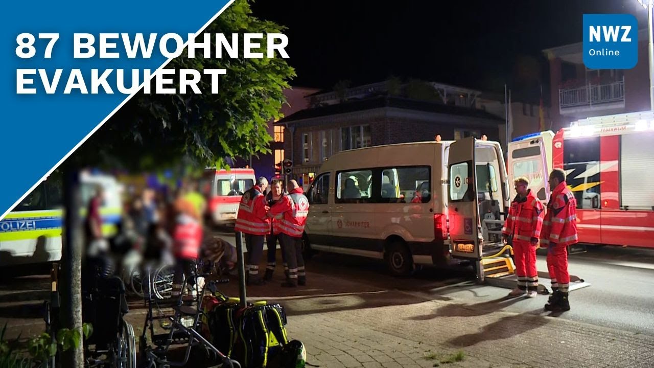Großeinsatz: Feuer in Wildeshauser Altenheim