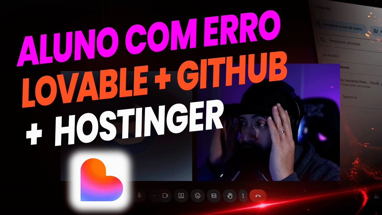 SUPORTE AO VIVO - Resolvendo Erro de Deploy - Lovable, GitHub e Hostinger