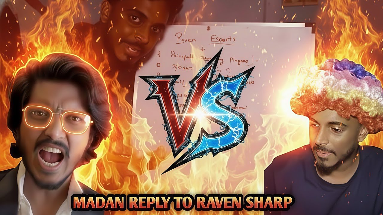 MADAN REPLY TO RAVEN SHARP 🔥 EXPOSING RAVEN SHARP 💥 #madan #madanop #bgmi