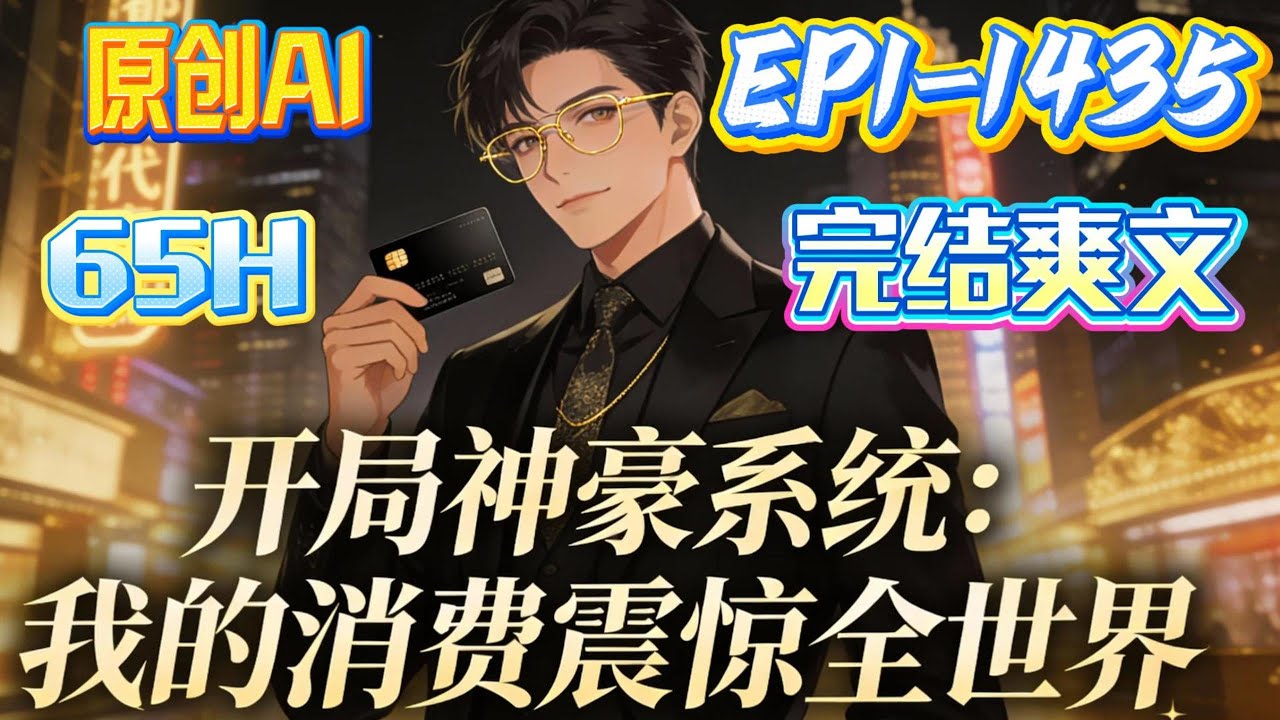【🔥完结爽文🔥】《开局神豪系统：我的消费震惊全世界》第1-1435集|江凡穿越平行世界，绑定神豪系统。面对这挥霍无度的&ldquo;不归路&rdquo;，他笑了。从此，金钱成为他最锋利的武器，专治各种傲慢与偏见。#西瓜推文