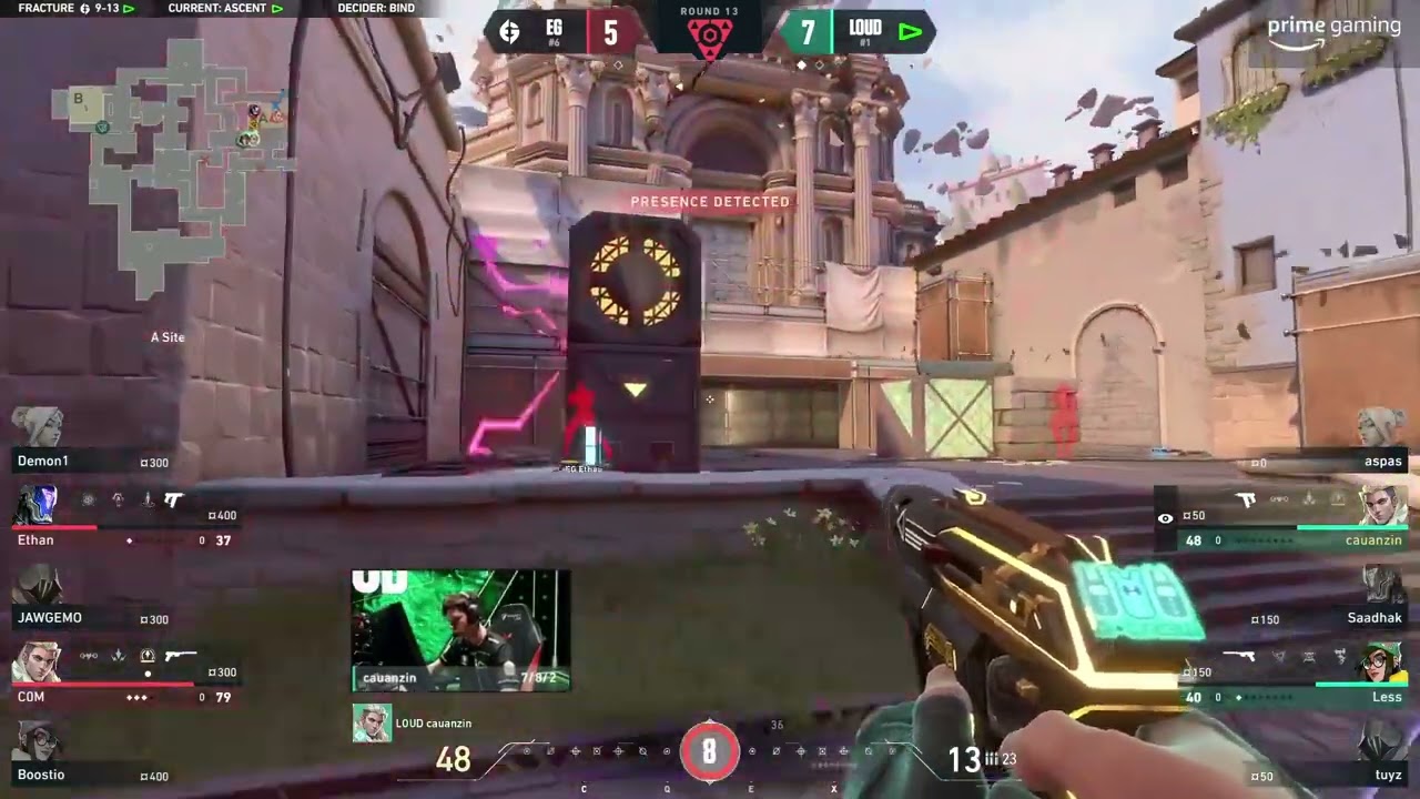 EG Ethan makes love with the Loud Less's KJ Turret #valorant #vct