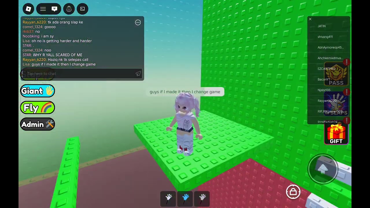 if I fall all the way down or die then the video end 