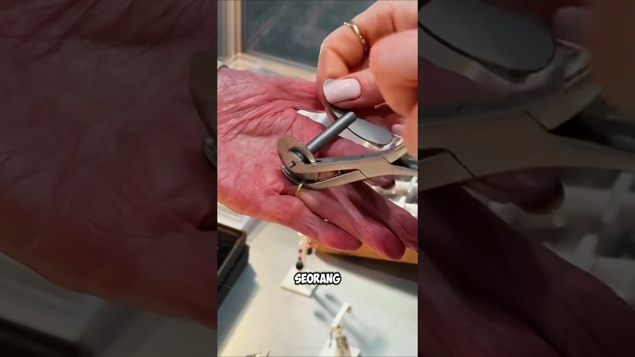 Процесс снятия узкого кольца #shorts #shortvideo