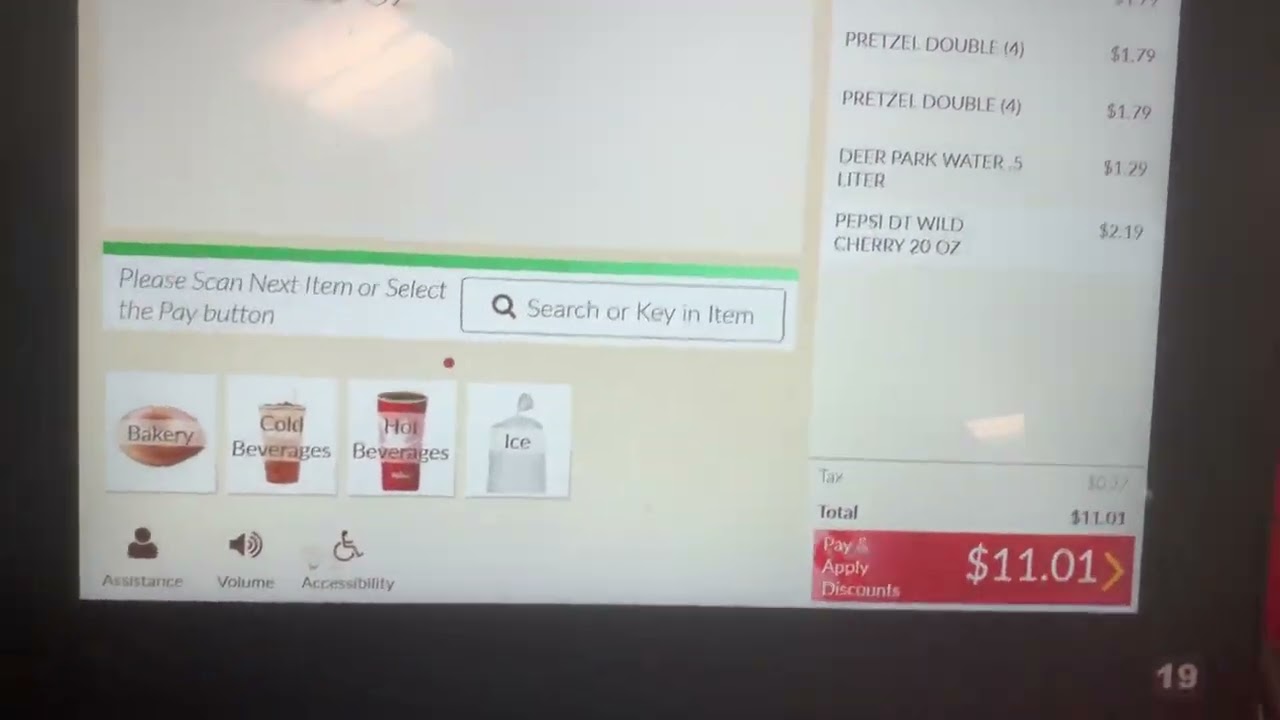 My last wawa self checkout video