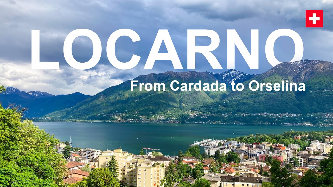 A Bird's Eye View of Locarno: Riding the Cardada-Orselina Cable Car. Ticino, Switzerland