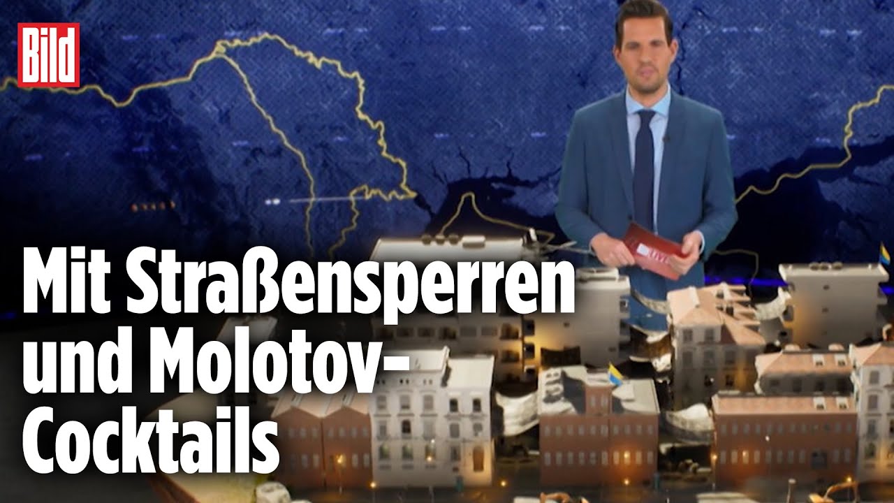 Häuserkampf in Kiew: So wehren sich die Ukrainer gegen Putins Armee | BILD Lagezentrum