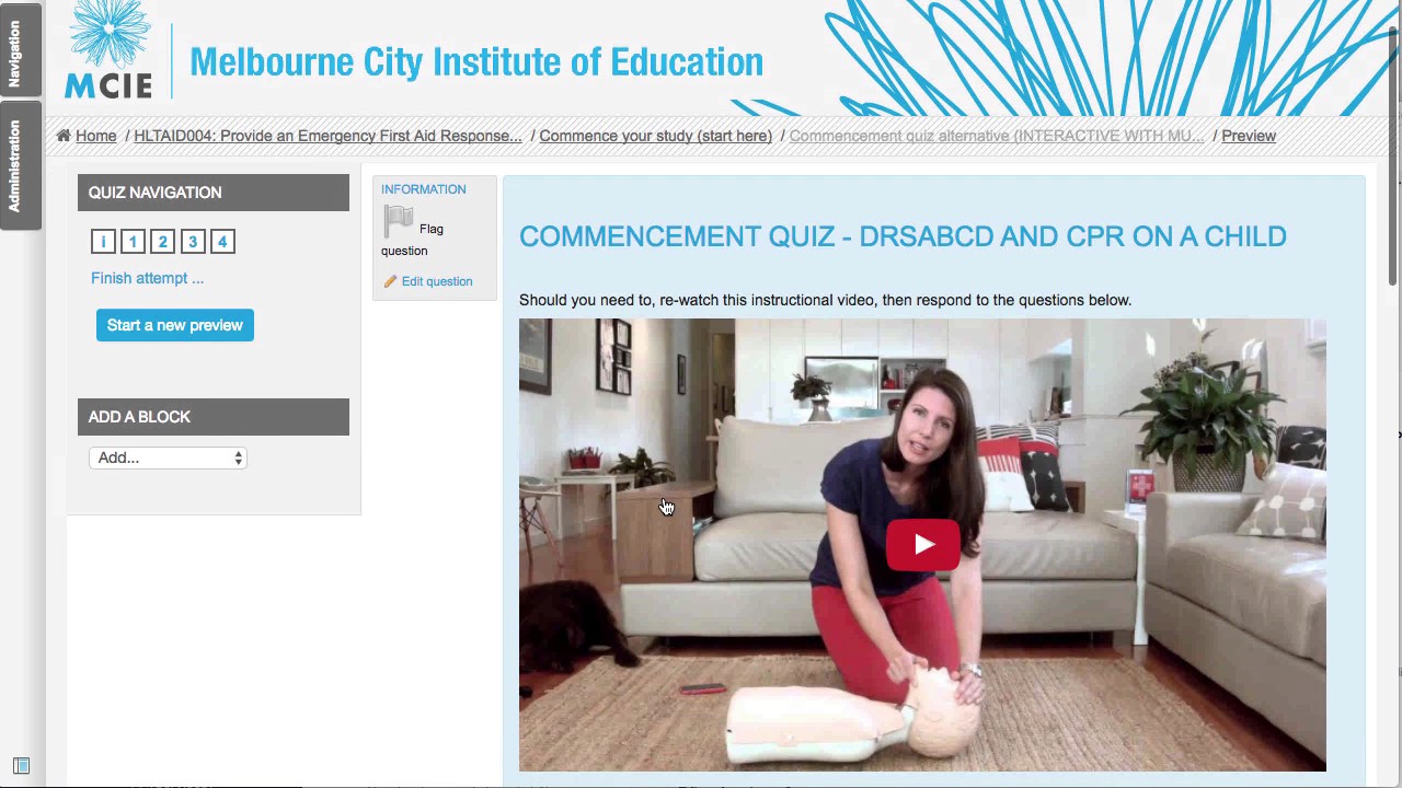 Moodle quiz settings - Interactive with multiple tries