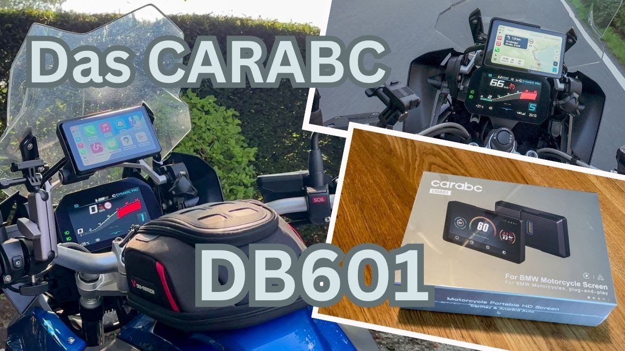 Das Carabc DB601 im Test - Apple CarPlay und Android Auto für dein BMW-Motorrad