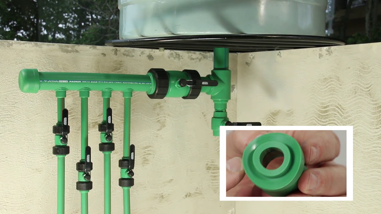 ACQUA SYSTEM - Instalación de colector de salida de tanque
