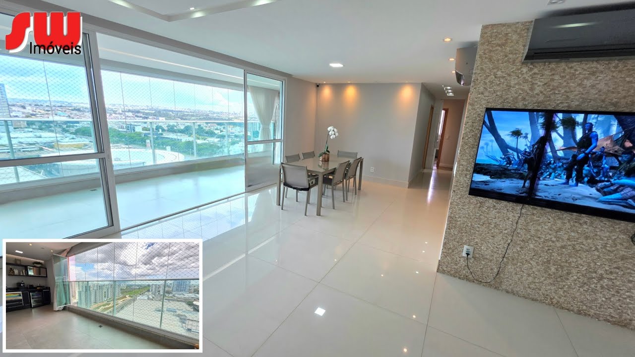 4Suítes 180m² 3Vagas Soltas Nascente Vista Livre Andar Alto - Península Águas Claras DF