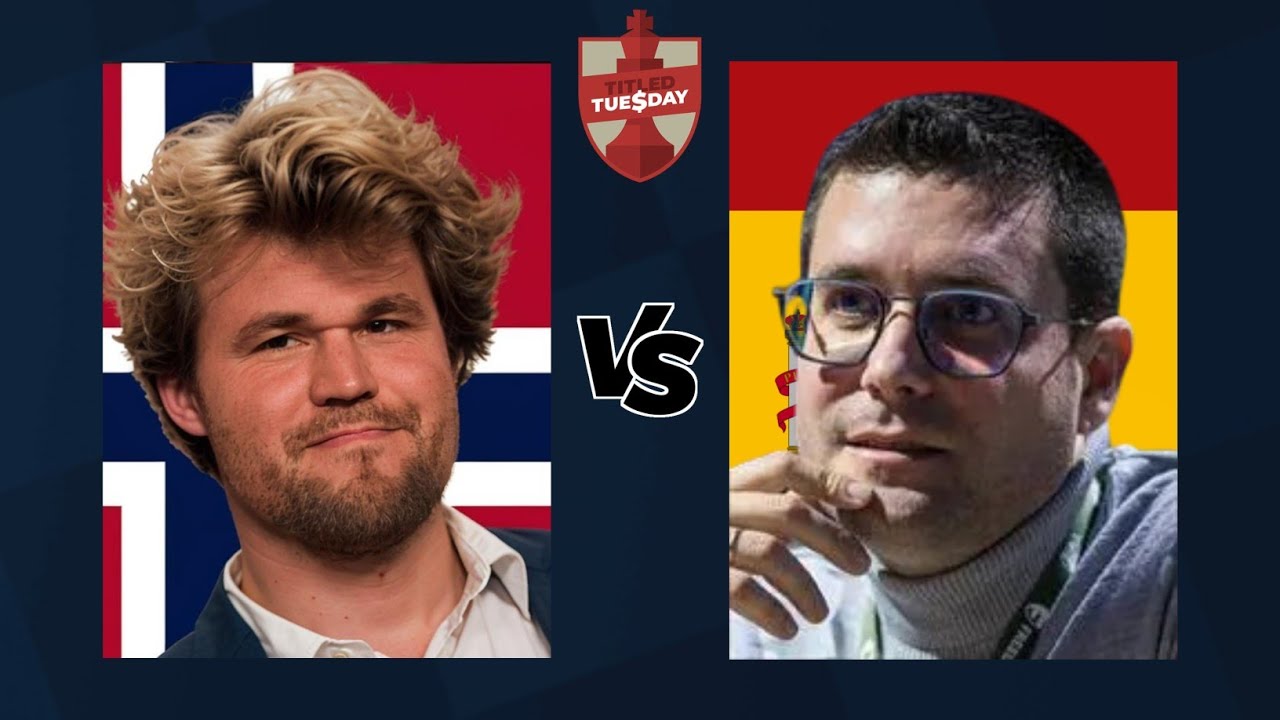 Magnus Carlsen vs Jose Jerez | Titled Tuesday Early | chesscom
