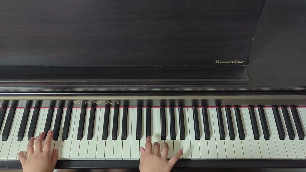 「タランテラ」作曲：F．ブルクミュラー（ヤマハジュニア総合３年目）