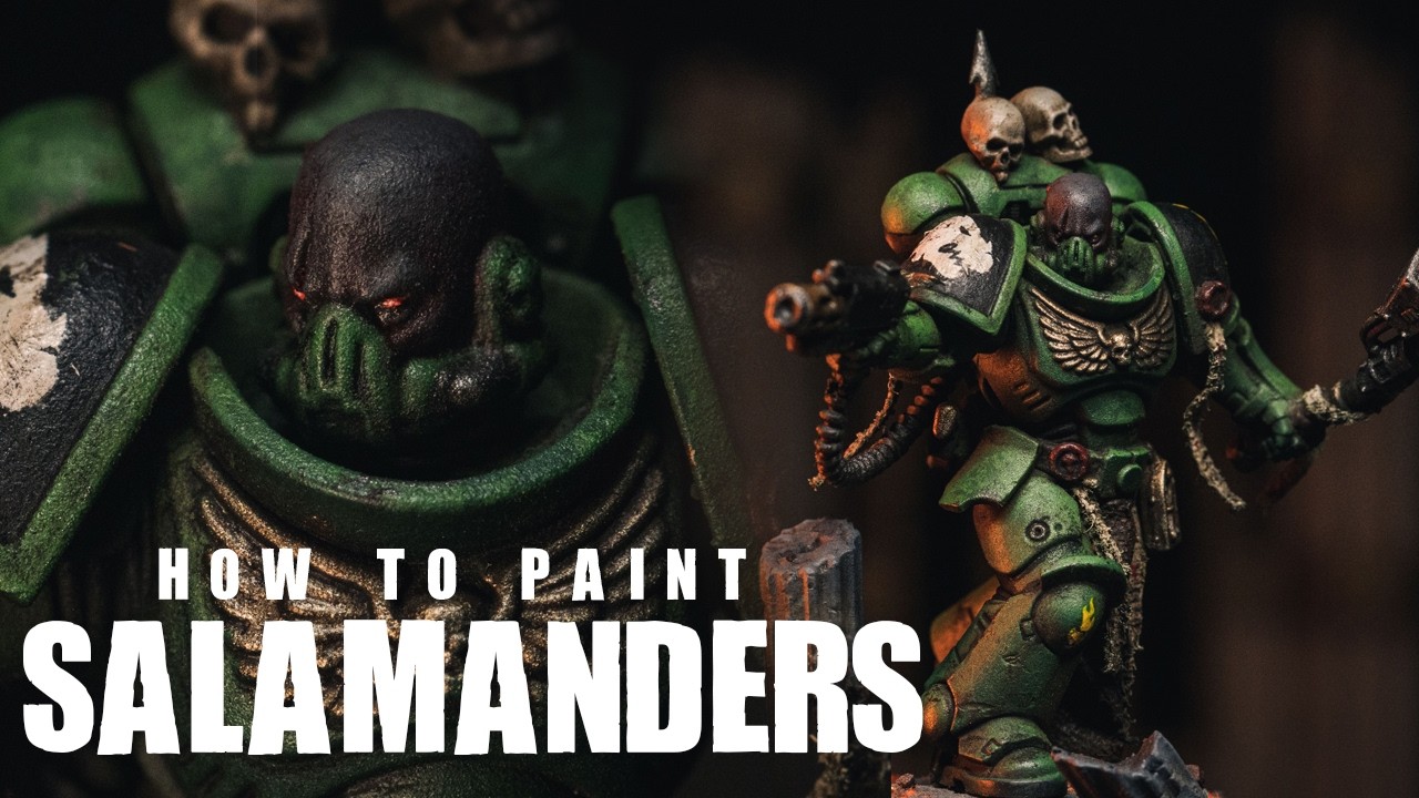 How to Paint SALAMANDERS || Warhammer 40,000 in the Grimdark Style