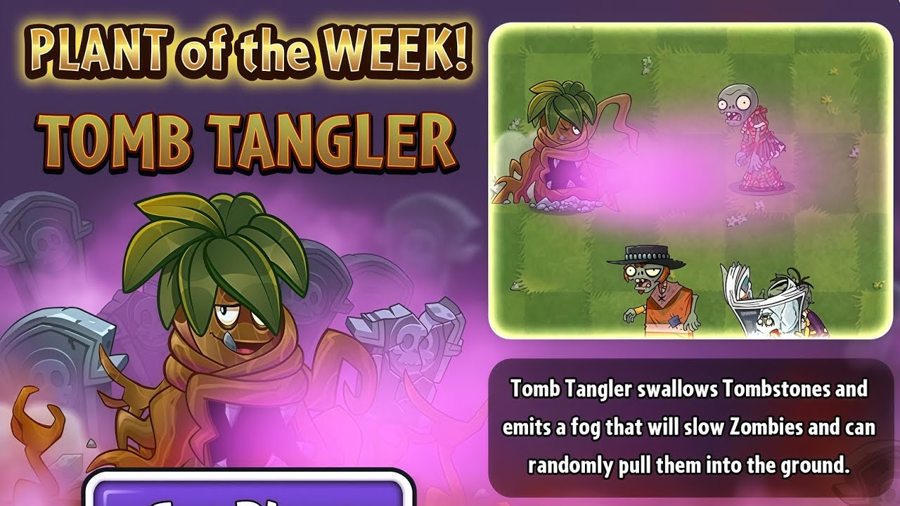 เก็บชิ้นส่วนพืช Tomb Tangler : Plants vs Zombies ™ 2: