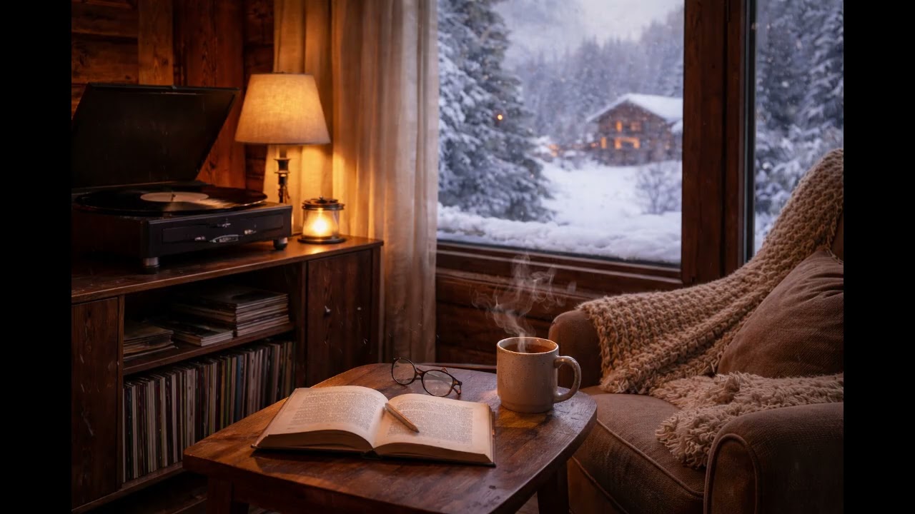 Cozy Winter Jazz ❄️🎷 | Warm Instrumental Music for Relaxing & Reading