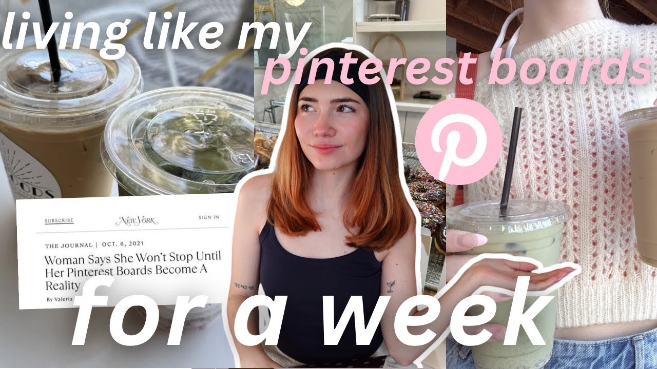 Живу жизнью, как на моих досках в Pinterest 💌🌟, романтизируя неделю из своей жизни