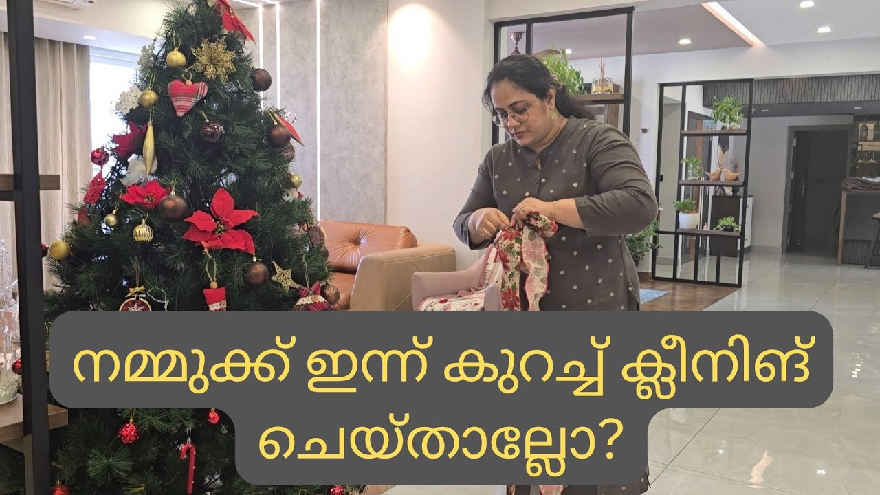Packing Christmas items and cleaning home/Dini Shajohn/wax cleaning tip