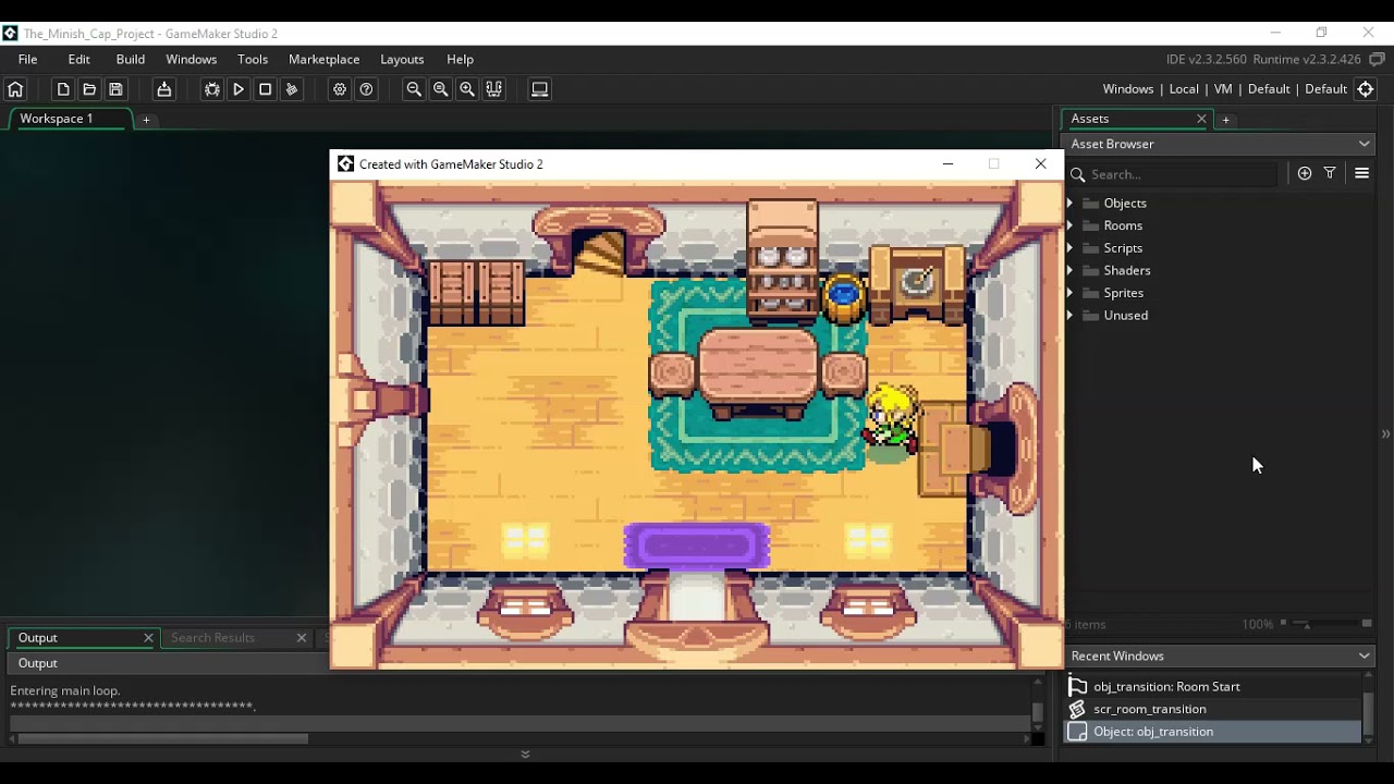 The Legend Of Zelda, The Minish Cap - Game Maker Studio 2 Remake - #Update1