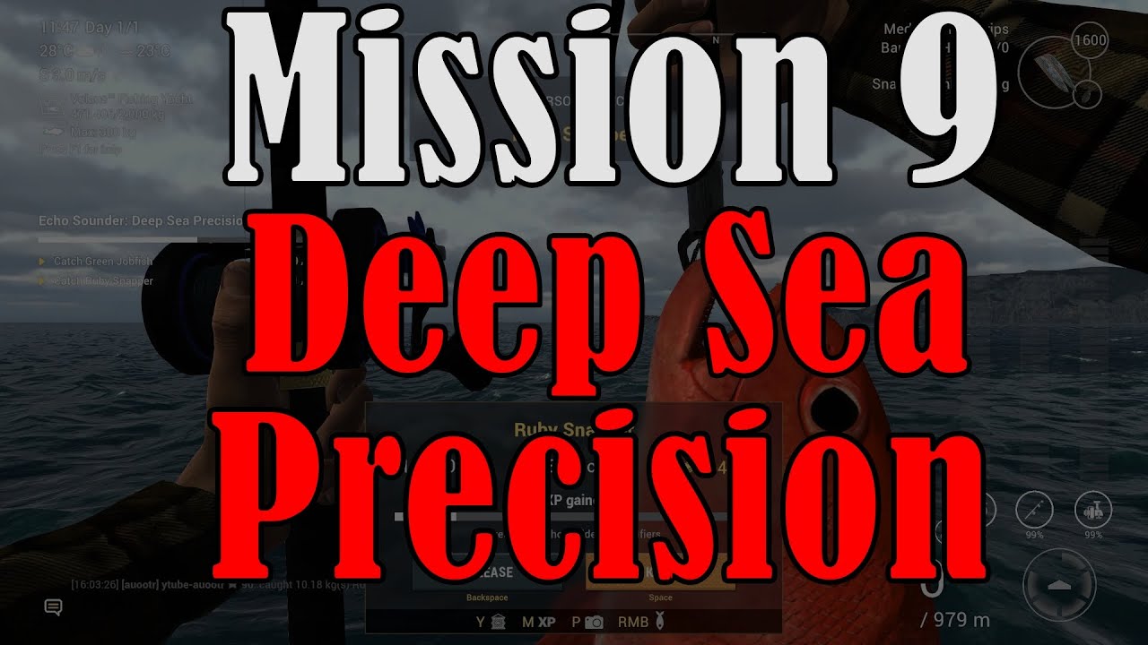 Fishing Planet - KAIJI NO RI - Mission 9 Echo Sounder Deep Sea Precision