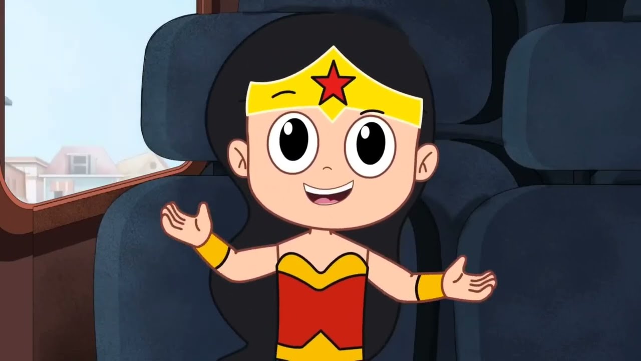 New Nursery Rhymes 2017 Wheels on the Bus W/ Kids Superheroes | Cartoon Baby Songs
