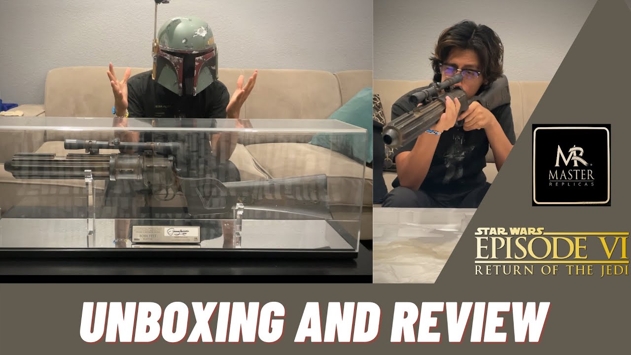 Master Replica Boba Fett Blaster EE-3 Signature Edition Unboxing And Review