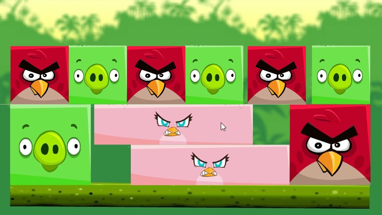 Angry Birds Kick Piggies - STELLA KICK ALL SQUARE PIGS AFTER TRANSFORMING TO RECTANGLE!