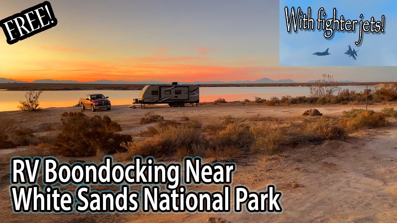 Free RV Boondocking at Lake Holloman / Raptor Lake Dispersed Camping Area