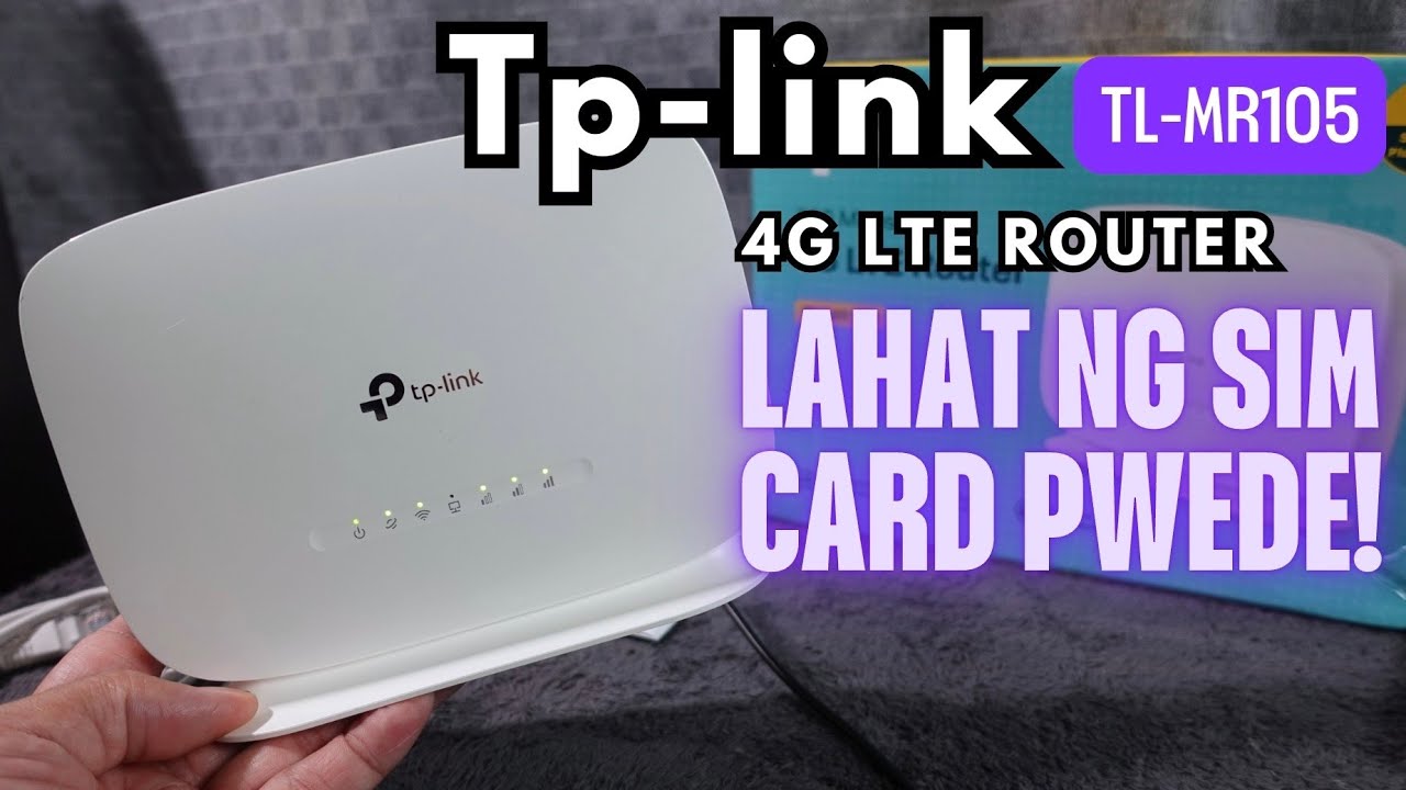 TP-Link TL-MR105 | Open line lahat ng SIM pwede!