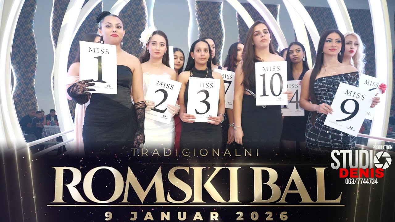 ROMANO BAL 2026 / MISS ROMANI CAJ  / 9 Januar 2026 / Org.Fudo Inked / BLACK BALKAN