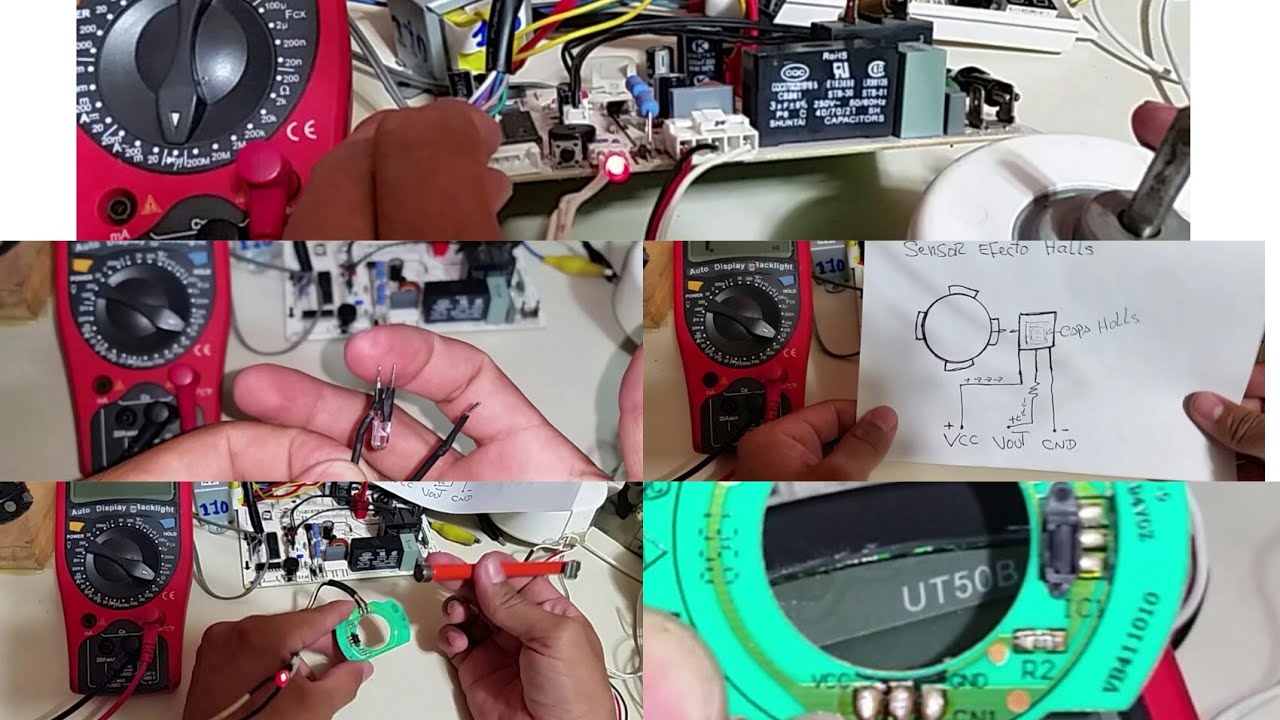 como probar o medir sensor hall