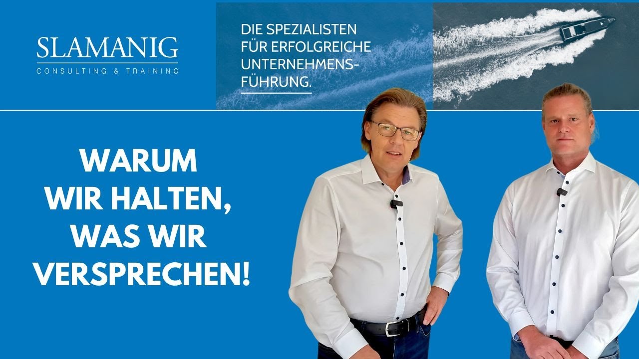 Warum wir halten, was wir versprechen