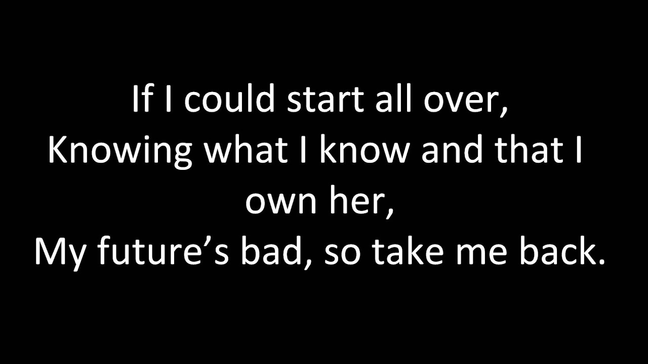 Alex Band - Take Me Back