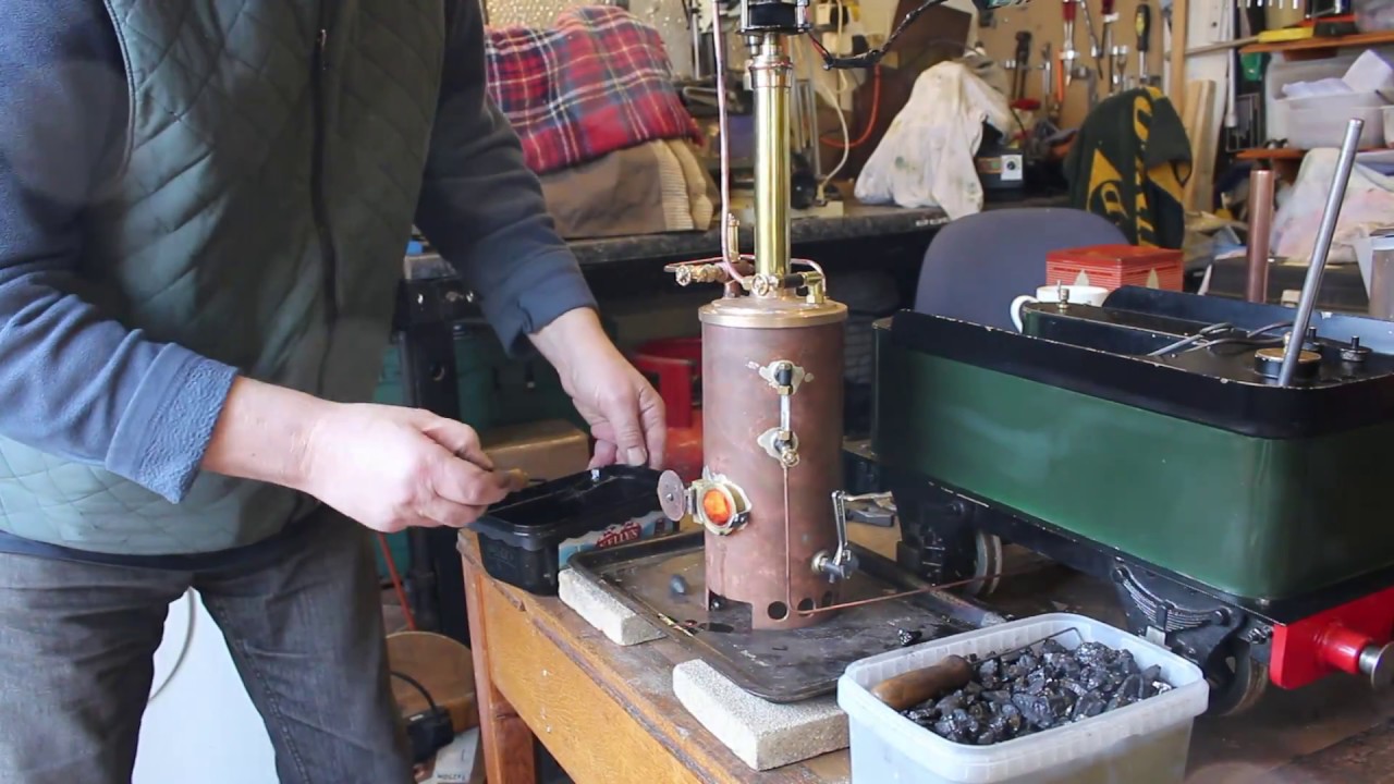 GLR Coal Fired Vertical Boiler, part 2. Fittings and Steam Test